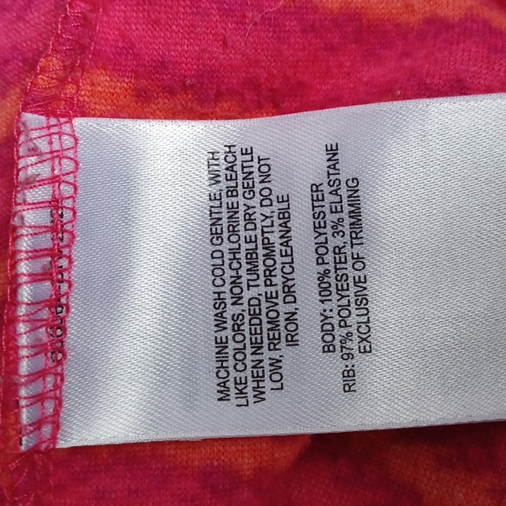 Columbia Glacial Fleece Striped Pink/Orange 1/4 Zip Top- Sz. Sm - Picture 4 of 8